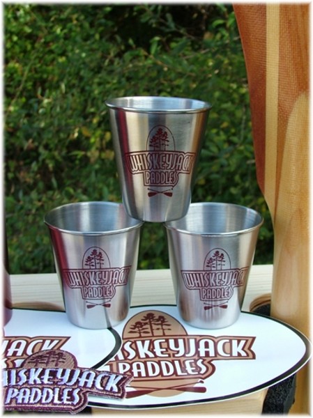 WHISKEYJACK PADDLES CUSTOM PATCH CLOTH 3" x 2"